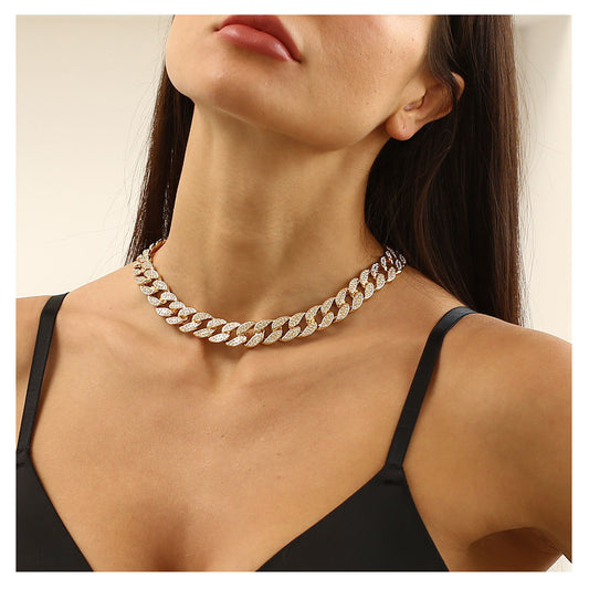 Punky Cuban Single-layer Chain Necklace