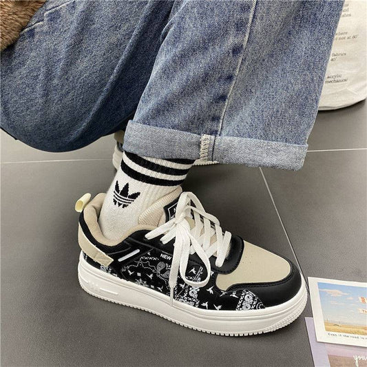 Graphic Low Rise Sneakers