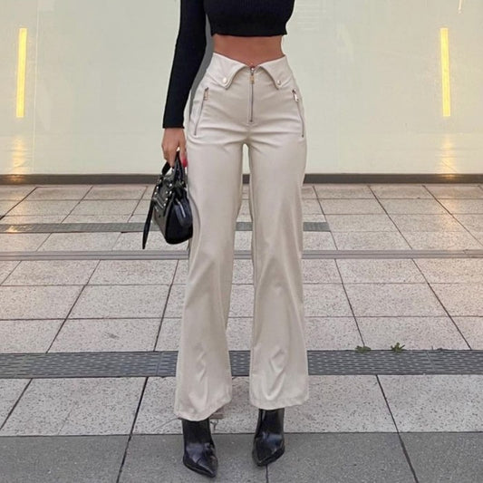 Cool Girl Zipper Muse Trousers