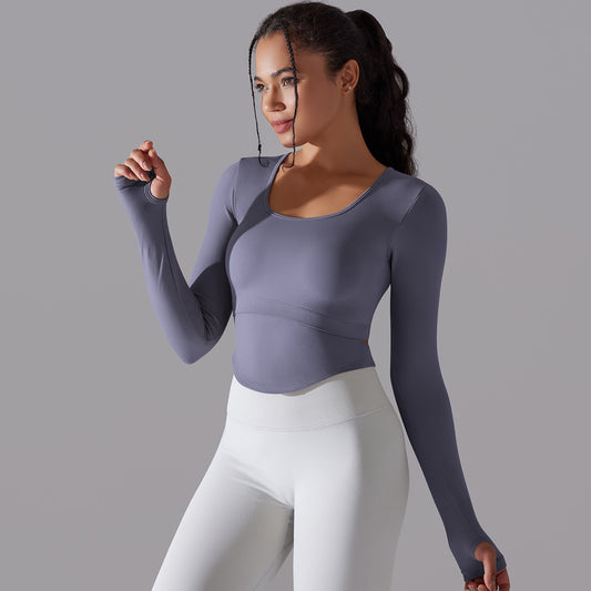 Seamless Knitted Yoga Top